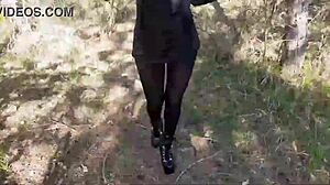 High Heels And Walking In The Woods