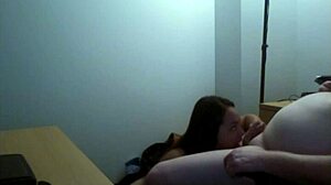 Jenny gags on penis while sucking and choking hardcore