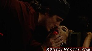 rough fuck punishes step sister in garage