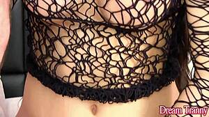 Trans Beauty Esmeralda Brazil Gets Ass Fucked by Horny Old Man