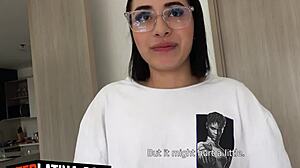 Big Ass Latina Teen 18+ Stepdaughter Rides Stepdaddy's Big Cock POV Hot Cowgirl