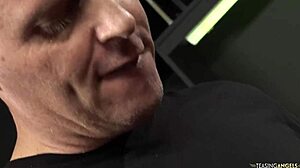 Strip Club Brunette Caught and Taken for Intense Anal Action