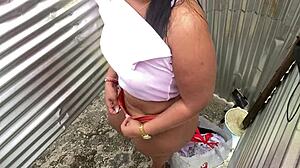 Hey, creep caught this big-ass Latina on beach cam!