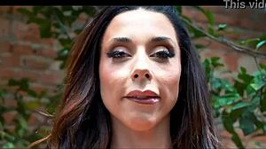 Luiza Marcato enjoys masturbating in the garden