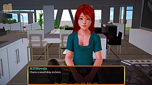 My new family 546 in a game setting with various interactions.