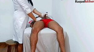 Nurse And Aesthetician Observe Patient's Huge Erection!