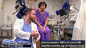 Petite Student Jackie Banes Caught Giving Blowjob To Doctor Tampa In Hospital