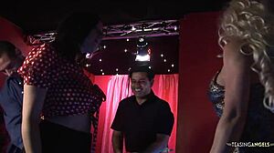 one hard shaft makes both of these kinky girls happy