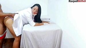 Nurse And Aesthetician Observe Patient's Huge Erection!