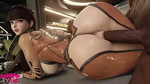 Jigglebutt Eve Getting Pounded Hard!