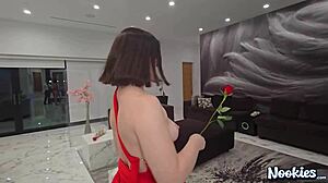 Valentine Creampie Porn Newcomer Lucy Lotos Gets Pov Blowjob And Hardcore Fucking