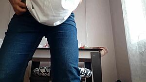 This hot secretary is masturbating in the office for an orgasm