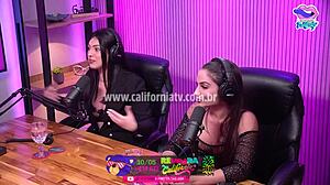 A Morena Sucks Novinha's Tits In Crazy Lesbian Bondage Orgasm Session