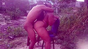 Can You Handle This Epic Heavyweight Outdoor Bush Fuck Pt2?