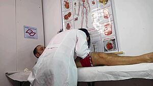 Nurse Handles Her First Patient's Hard Erection Boldly