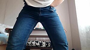 This hot secretary is masturbating in the office for an orgasm