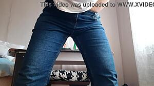 This hot secretary is masturbating in the office for an orgasm