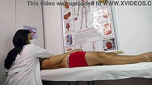 Nurse Handles Her First Patient's Hard Erection Boldly