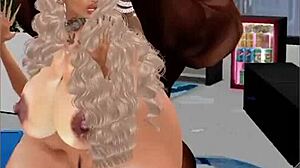 Oh, that hot French milf drains my cock!