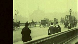 vintage drawings of old-fashioned scenes