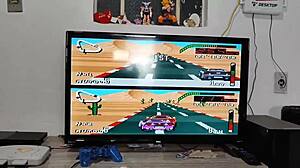 Sofie lollipop loses video game, deepthroats carmona's big cock for cum in mouth