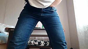 This hot secretary is masturbating in the office for an orgasm