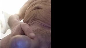 Damn! Old man shaved clean and super horny right now!