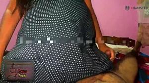 Sri Lankan Masseuse with Big Boobs Sucks and Fucks Hard Dick