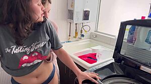 Latina Lesbians Trib Big Asses in Kitchen! Wet and Silent!