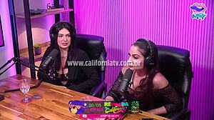 A Morena Sucks Novinha's Tits In Crazy Lesbian Bondage Orgasm Session