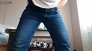 This hot secretary is masturbating in the office for an orgasm