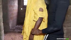 Lagos Landlady Drilled Hard During Farm Inspection in Wet POV Action