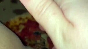 Saudi Amateur SnowWhite Masturbates with Food Fetish in LA.