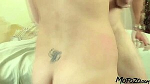 wow, this brunette amateur gets cum all over her body in a wild scene from mofozo com!