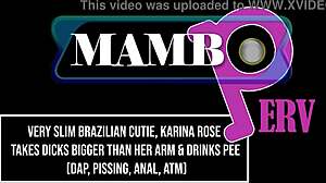 Very Slim Brazilian Cutie Karina Rose Takes Dicks Bigger Than Her Arm Dap Pissing Anal Atm 4on1 Slim Monster Cocks Ob441