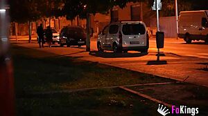 Valen Pink fucks fans in casting!