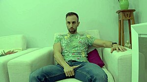 Brunette Spanish Cutie Loses Virginity on 18th Birthday with Huge Cock Doggystyle