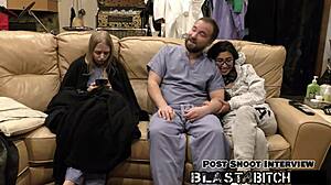 Jasmine Roses Thigh Soaked in Cum POV Surprise