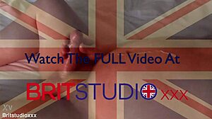 British 18-year-old hottie wanks off an old guy with flair