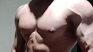 Mature Brazilian Bodybuilder Takes Strong Man's Big Cock in Ass