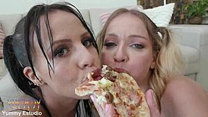 p-love 3 with slutty latinas larissa leite and elisa santos in intense fisting and piss drinking.