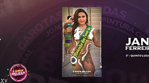 Brazilian Women With Elite Body Painting