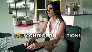 Intense meeting with the principal, her pussy gets dirty fast in hardcore fucking