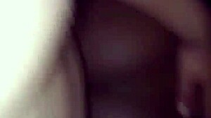 a black couple enjoys intense backshots in doggystyle position.