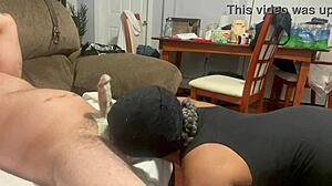 Interracial Ice Cream Mess Turns into Puke Facefuck and Dirty Rimming Session