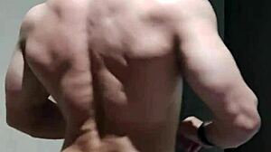 Mature Brazilian Bodybuilder Takes Strong Man's Big Cock in Ass