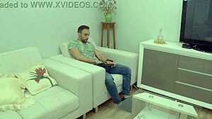 Brunette Spanish Cutie Loses Virginity on 18th Birthday with Huge Cock Doggystyle