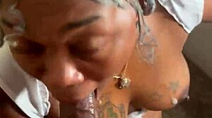 cute bitch swallows huge actorfabs load after deepthroat