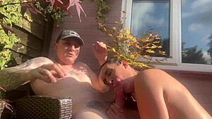 British Housewife Milf In Crossdressing Deepthroat With Big Ass!