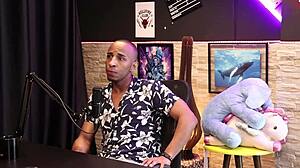 Robbed Financially, She Talks About Big Dick - Black Top Delicia In Sheer Red